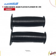 (048007) PUÑOS INFANTIL NEGRO PLASTICO PLATINUM-HB  200