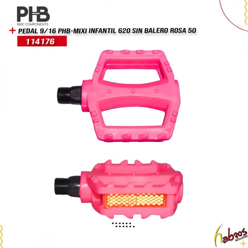 (114176)PEDAL 9/16 PHB-MIXI INFANTIL 620 S/B ROSA 50
