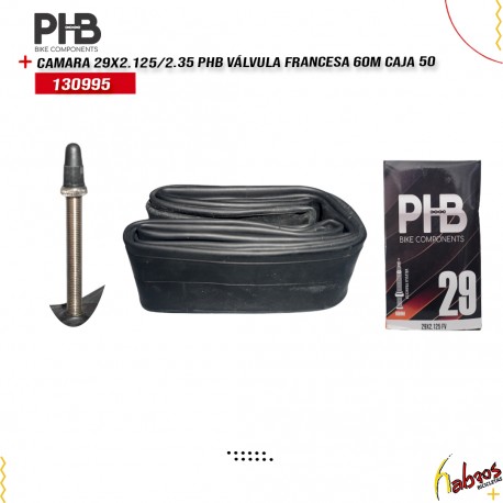 (130995)CAMARA 29X2.125/2.35 PHB VÁLVULA FRANCESA 60M CAJA 50