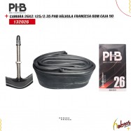 (132026)CAMARA 26X2.125/2.35 PHB VÁLVULA FRANCESA 60M CAJA 50