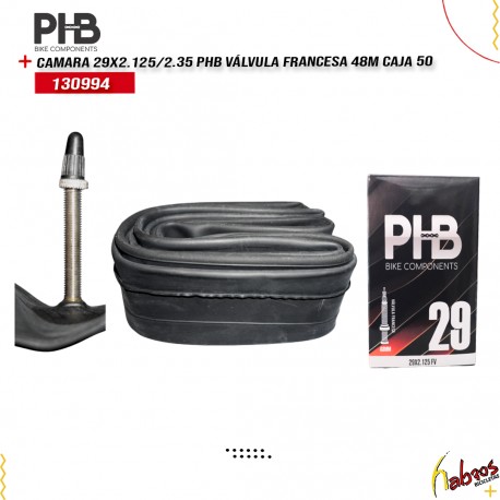 (130994)CAMARA 29X2.125/2.35 PHB VÁLVULA FRANCESA 48M CAJA 50