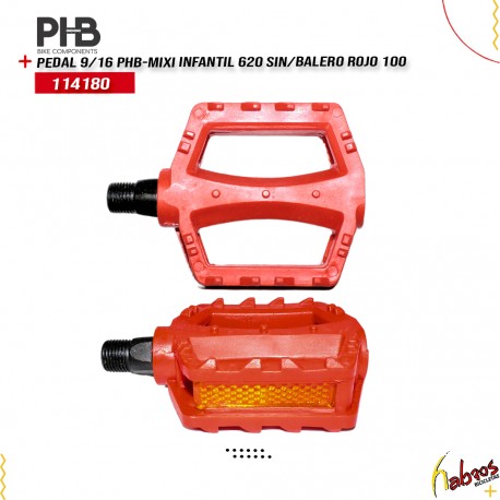 (114180) PEDAL INFANTIL MIXIEER 620 S/BALA 9/16 ROJO
