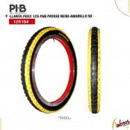 (125154)LLANTA 20X2.125 PHB PAYASO NEGRO-AMARILLO 50