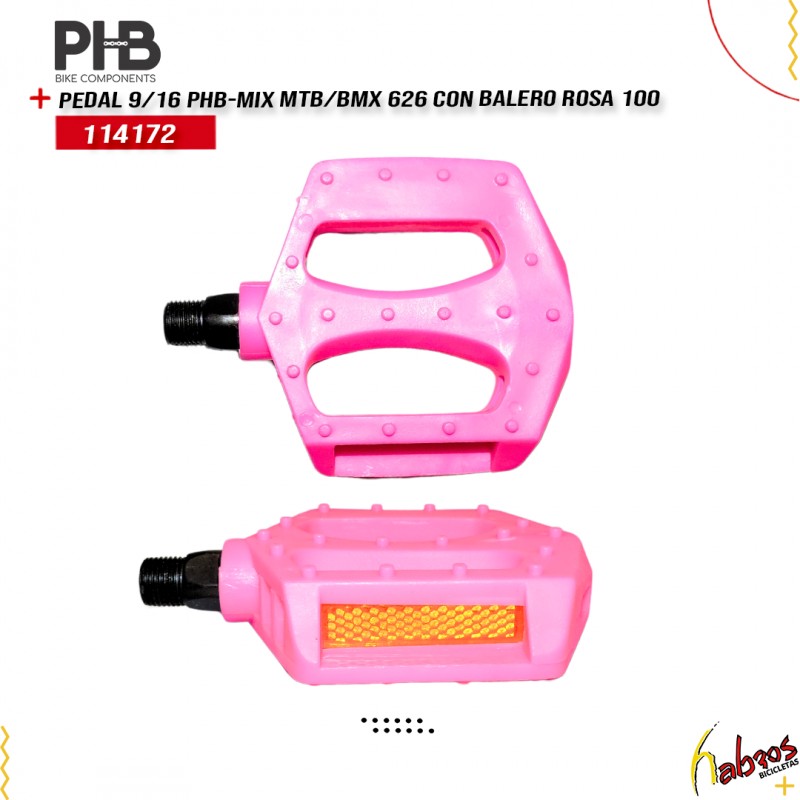 (114172) PEDAL MTB/BMX MIXIEER 626 C/BALA 9/16 ROSA