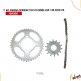(184506)KIT CADENA SPROCKET GS125 honda 43D-14D 428X126