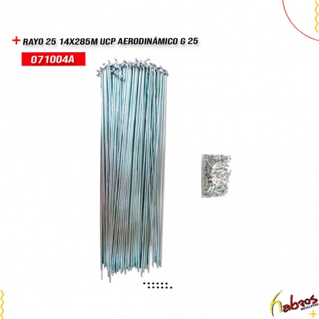 (071004A) RAYO 14GX285MM UCP AERODINÁMICO G  25