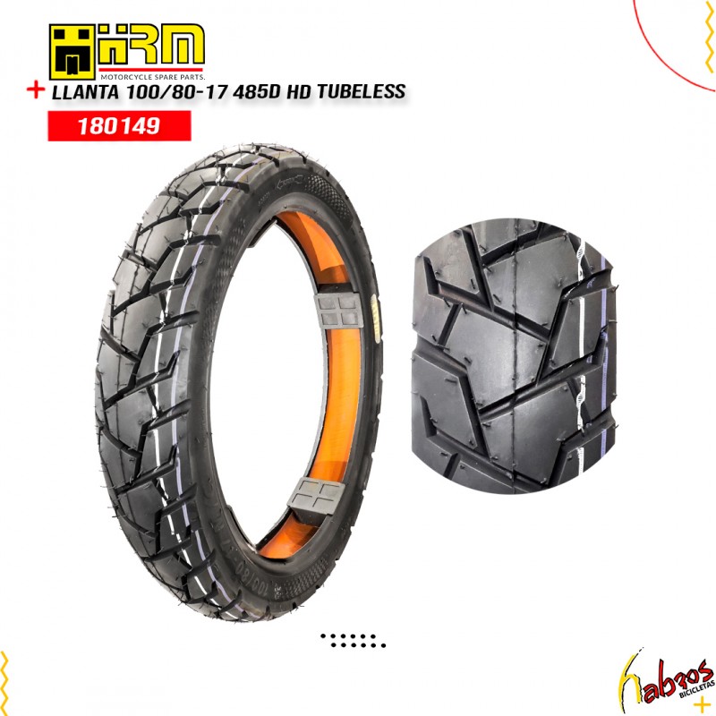 (180149)LLANTA 100/80-17 HRM 485D HD TUBELESS