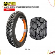 (180171)LLANTA 110/90-17 HRM 083 TODO TERRENO TUBELESS