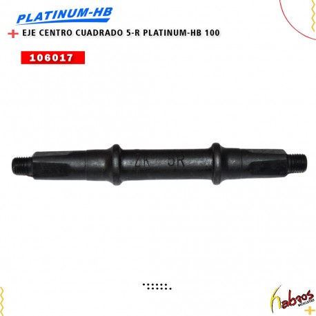 (106017) EJE CENTRO CUADRADO 5-R PLATINO-HB 100