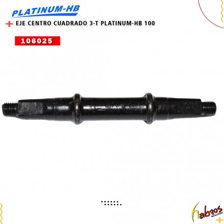 (106025) EJE CENTRO CUADRADO 3-T PLATINUM-HB 100
