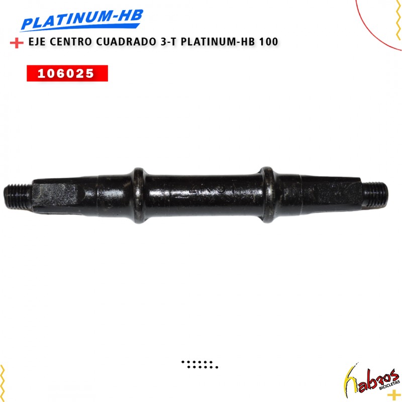 (106025) EJE CENTRO CUADRADO 3-T PLATINUM-HB 100