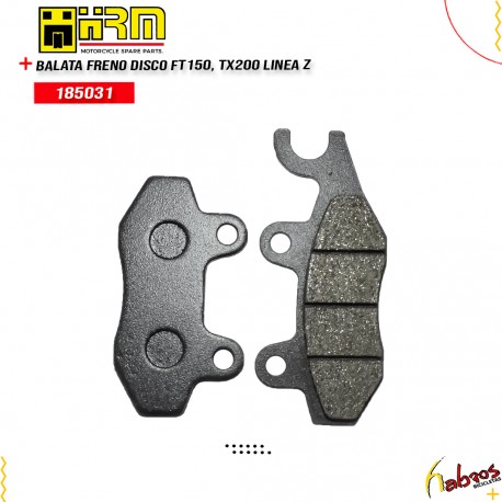 (185031) BALATA FRENO DISCO FT150,TX200HRM