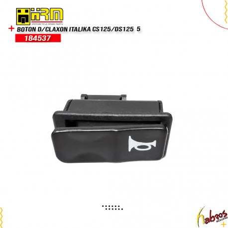 (184537) BOTON DE CLAXON ITALIKA CS125/DS125    5