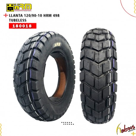 (180018) LLANTA 120/90-10 HRM 498 TUBELESS