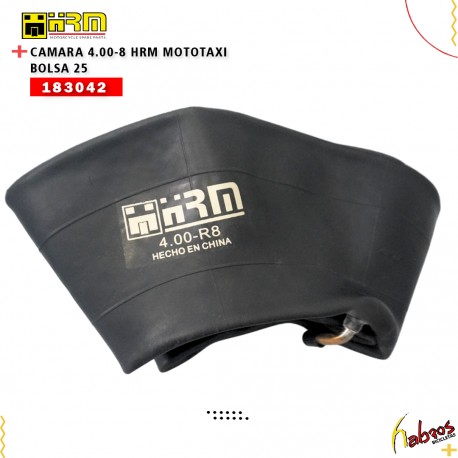 (183042) CAMARA 4.00-8 MOTOTAXI BOLSITA 380GR TR87 HRM