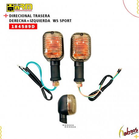 (184589D) DIRECIONAL TRASERA DER+IZQ  WS SPORT