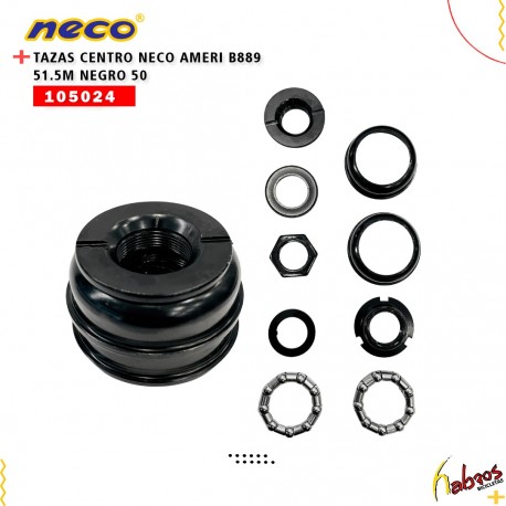 (105024) TAZAS DE CENTRO NECO AMERICANO B889 51.5M NEGRO 50