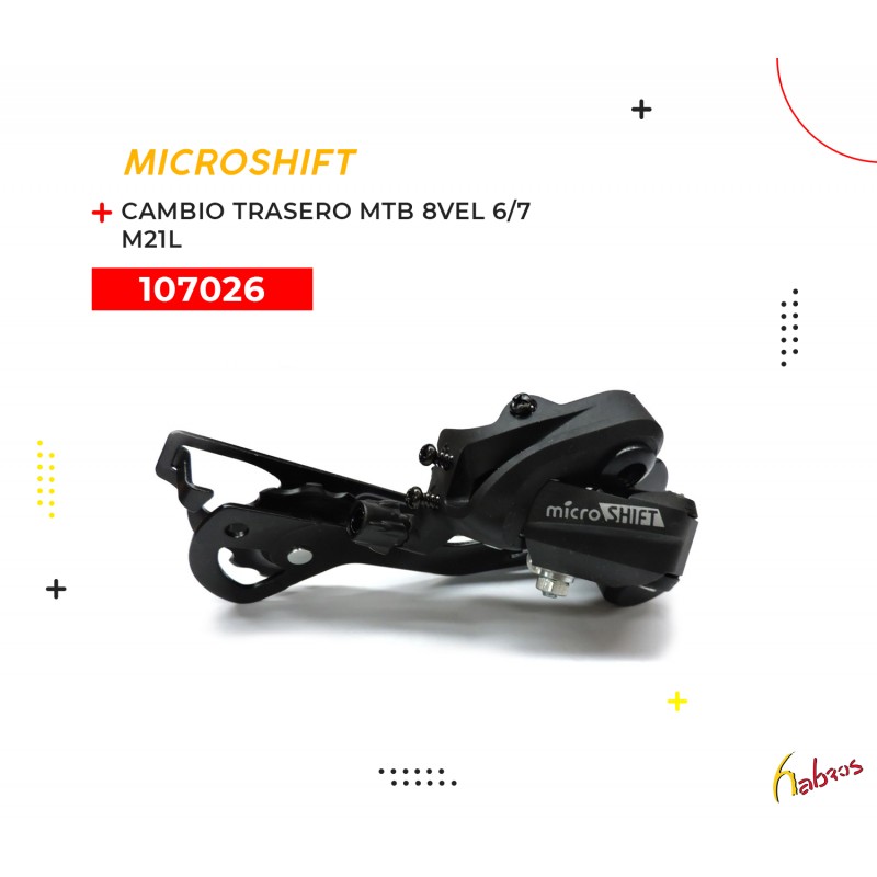 (107026) Cambio Trasero MicroSHIFT RD-M21L 2/3x6/7VEL.