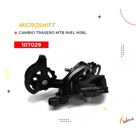 (107029) Cambio Trasero MicroSHIFT RD-M36L 2/3x8/9 VEL.
