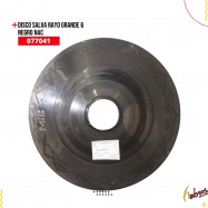 (077041) DISCO SALVA RAYO GRANDE 6´´ NEGRO NAC