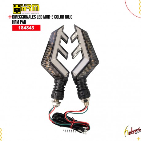(184843) DIRECCIONALES LED MOD-E COLOR ROJ HRM PR