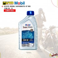 (189732) ACEITE MOBIL SUPERMOTO 4T MX 15W-50  12