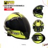 (185503) CASCO MOTOCICLETA VERDEAMARELLA TALLA XL HRM