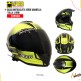(185502) CASCO MOTOCICLETA VERDEAMARELLA TALLA L HRM