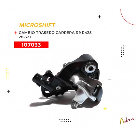 (107033) Cambio Trasero MicroSHIFT RD-R42S 2x9/10 VEL.