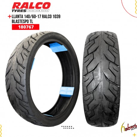 (180767) LLANTA 140/60-17 RALCO 1039 TUBELES CALLE