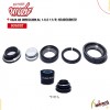 (035202) TAZA DE DIRECCION ALUMINIO 1.5 a 1 1/8 AMOEBA HS4656BK