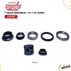 (035203) TAZA DE DIRECCION ALUMINIO 1.5 a 1 1/8 AMOEBA HS4656