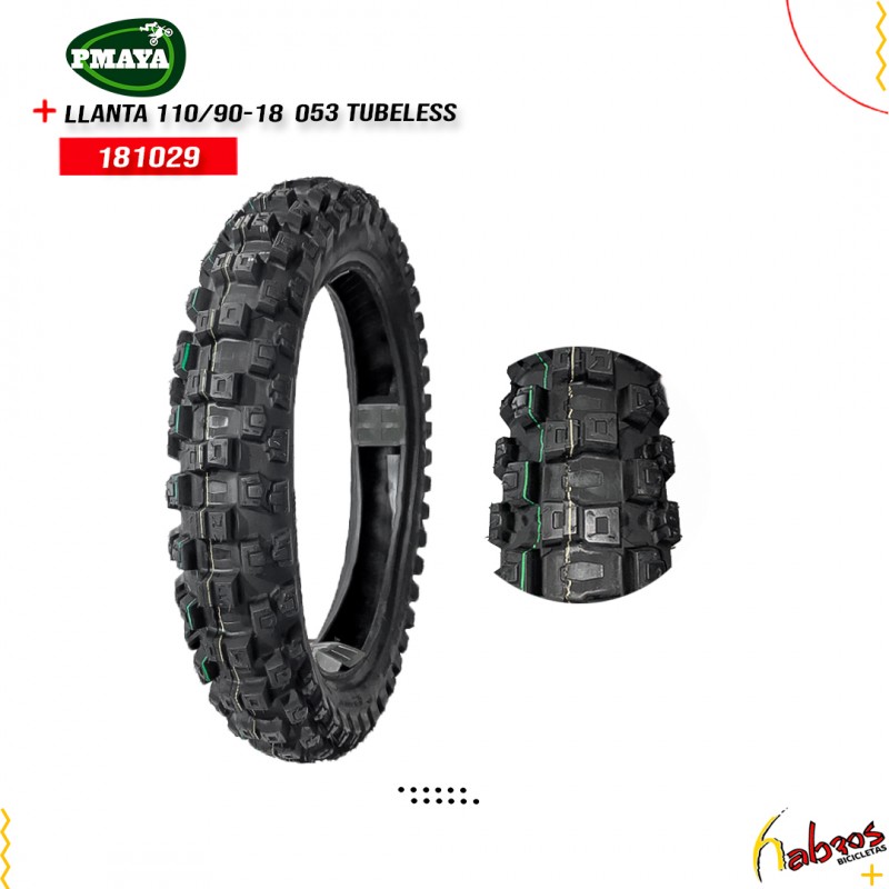 (181029) LLANTA 110/90-18 PMAYA 053 TUBELES CROSS