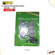 (185022) BALATA DE DISCO DELANTERA VENTO 250/300 HRM 100