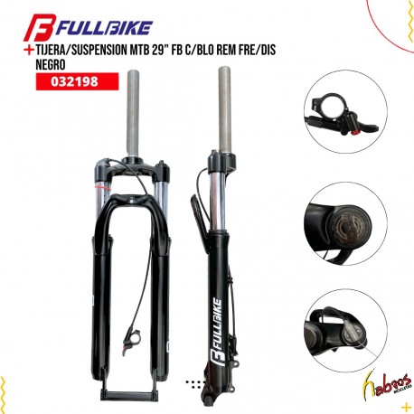 (032198) TIJERA/SUSPENSION MTB 29" FB CON BLOQUEO REM FRE/DIS NEGRO