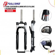 (032030) TIJERA CON SUSPENCION ALUMINIO MTB 26 FULLBIKE CON BLOQUEO NEGRO