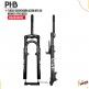 (032033NE) TIJERA/SUSPENSION ACERO MTB 26 NEGRO P/FRE DISCO