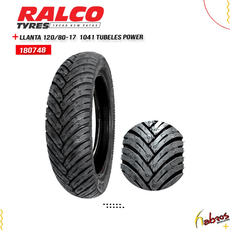 (180748) LLANTA 120/80-17TL POWER RACER 1041 RALCO