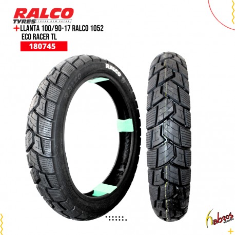 (180745) LLANTA 100/90-17 RALCO 1052 ECORACER TL