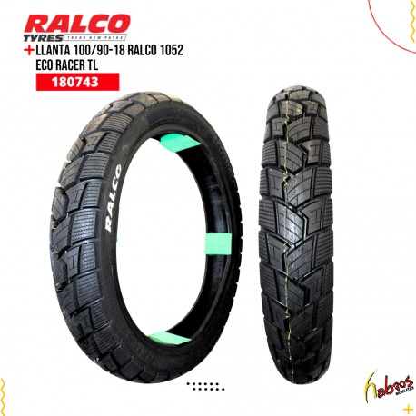 (180743) LLANTA 100/90-18 RALSON 1052 ECORACER TL