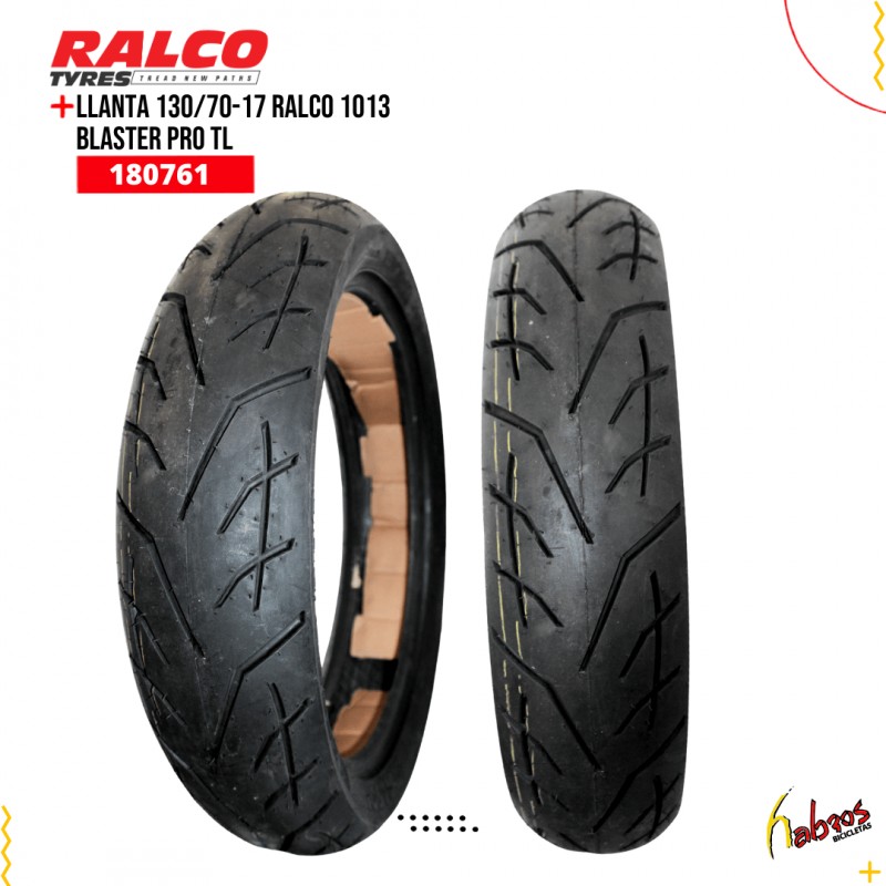 (180761) LLANTA 130/70-17 RALCO 1013 BLASTEPRO TL