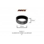 (039211) ESPACIADOR DE DIRECCION 1-1/8 ALUMINIO 32M, ALTURA 5M NECO
